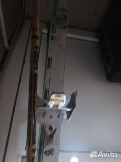 Лыжи + палки 160 см. коньки