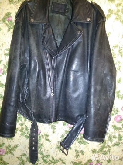 Кожаная куртка косуха.р.50.52