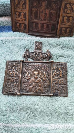 Старинные иконы складень