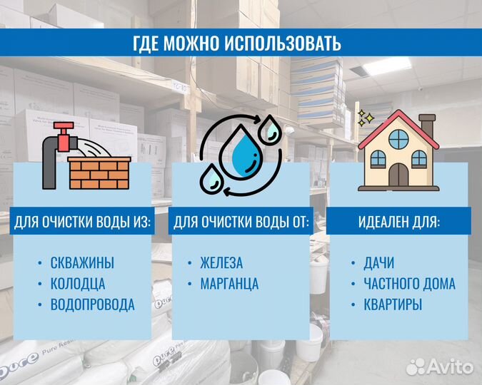 Система умягчения воды из скважины, колодца