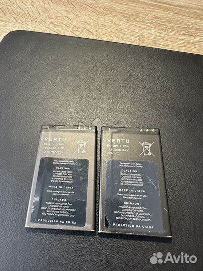 Аккумуляторы vertu BP-4LV, BL-4V, BL-4UV