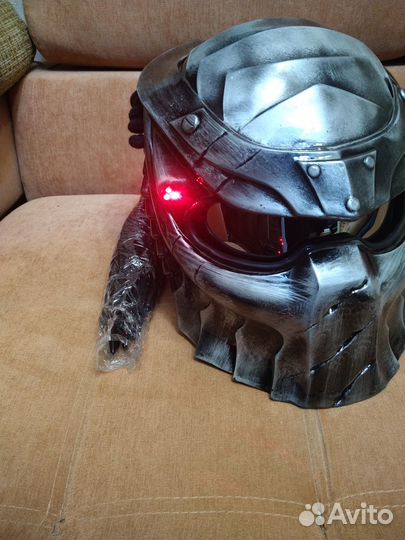 Мото шлем Хищник мотошлем Новый predator с лазером