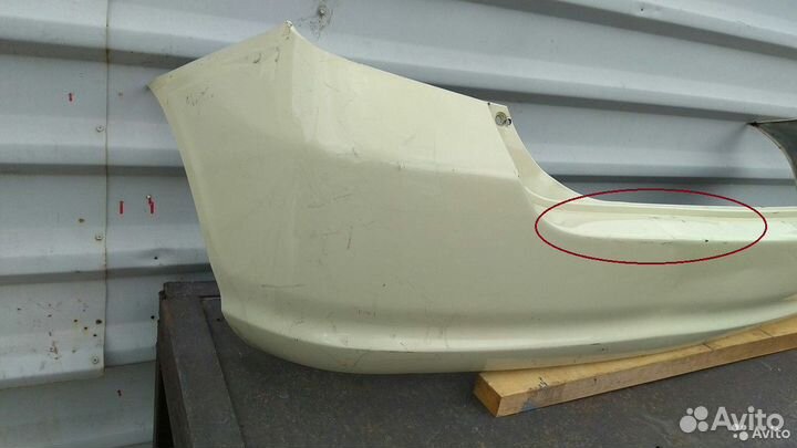 Задний бампер Honda fit