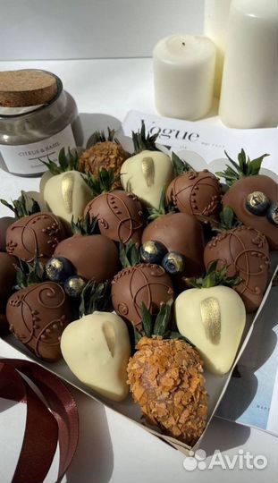 Клубника в шоколаде Свадебный набор