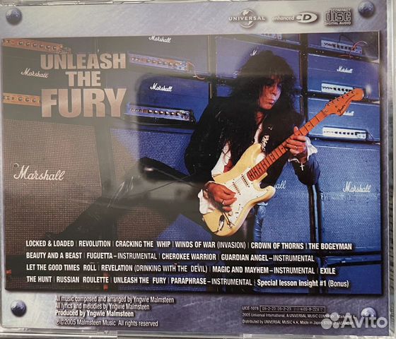 CD Yngwie J.Malmsteen's Rising force - Unleash the