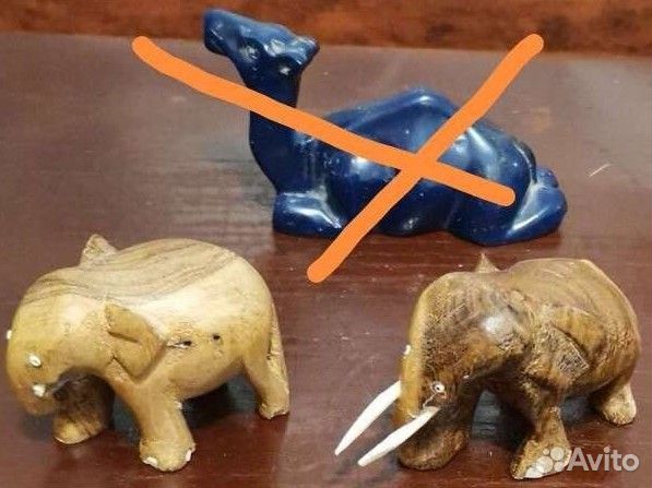 Фигурки животных натуральные