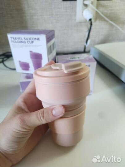 Стакан складной силиконовый 350 мл