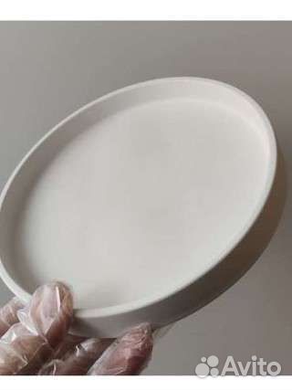 Поднос средний, менажница, ручная работа, гипс