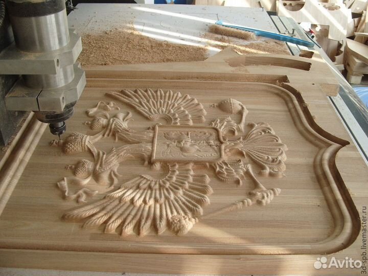 Резьба 3Д 2Д декора на чпу станке фрезеровка резка