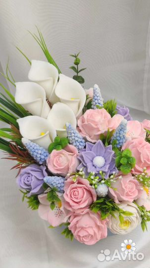 Букет из мыла ручной работы