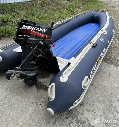 Solar 420 strela и Водомет Mercury jet drive 25