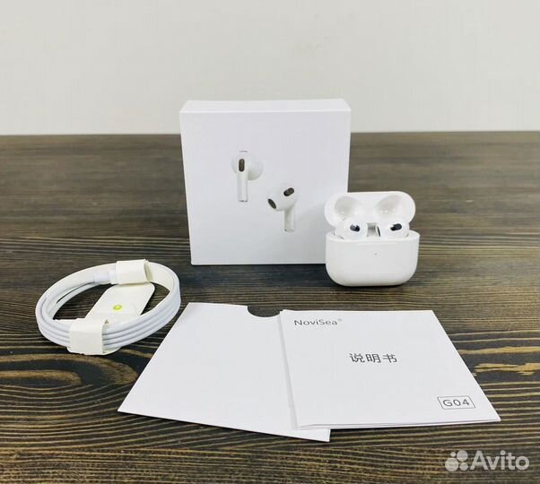 Наушники apple airpods 2 / 3 (Без лого)