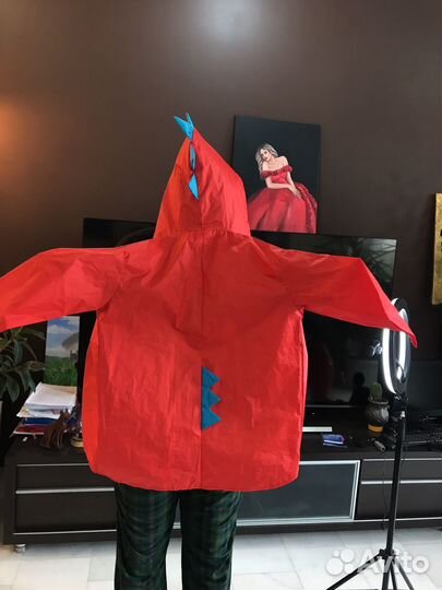 Плащ дождевик детский XL