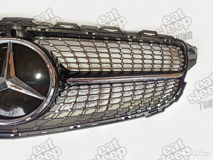 Решетка радиатора Mercedes W205 рест Diamond AMG