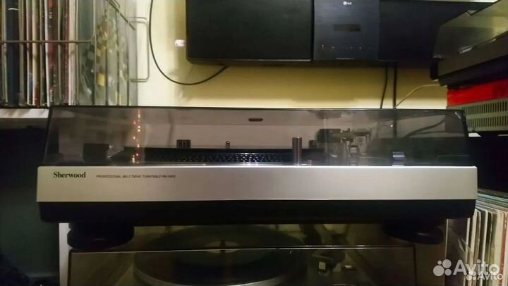 Sherwood pm-9805, проигрыватель винила