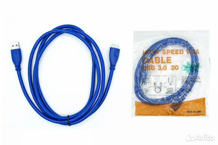 Кабель USB3.0 Type-A (M) - Micro-B (M) 1,5 метра