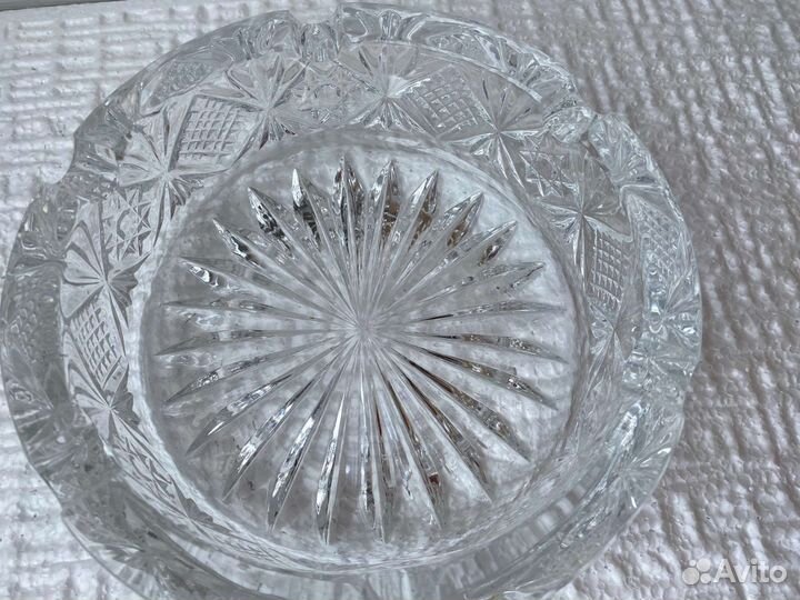 Пепельница хрустальная