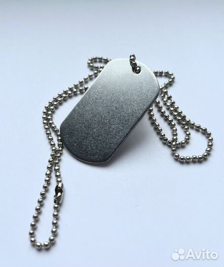 Армейские жетоны нержавейка - 28х50мм