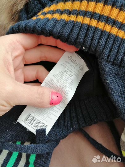 Шапки, варежки на 1-2 года