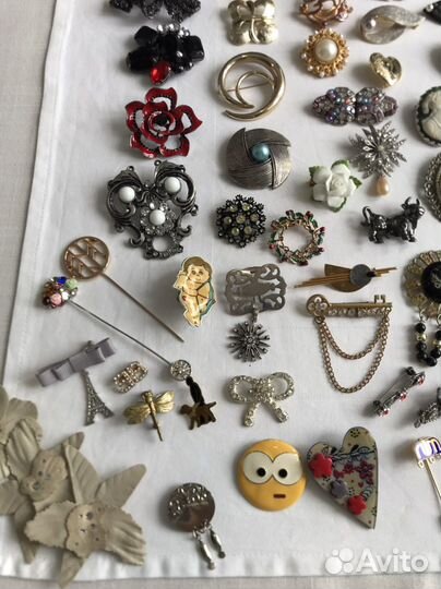 Броши винтаж Австрия, Чехия, Англия, СССР