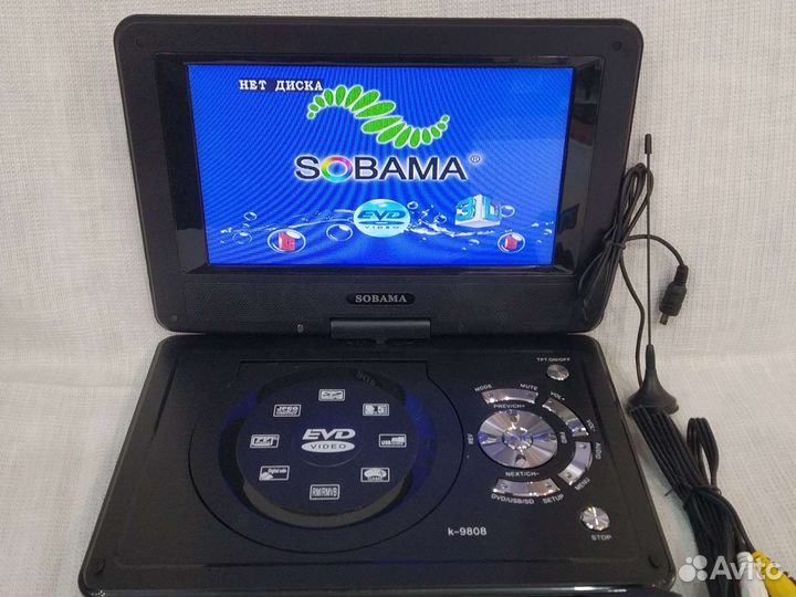 Портативный тв dvd плеер новый