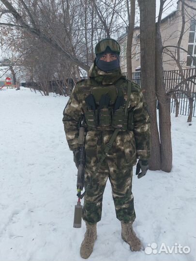 Костюм Горка зимний мох армейский Россия/ до -30С