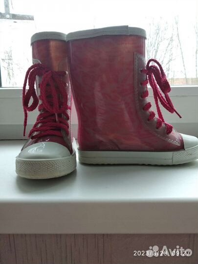 Детские резиновые сапоги 26 размер