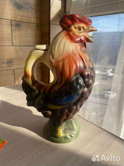 Редкий штоф петух