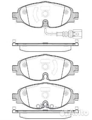Колодки передние VAG A3 / Octavia / Golf
