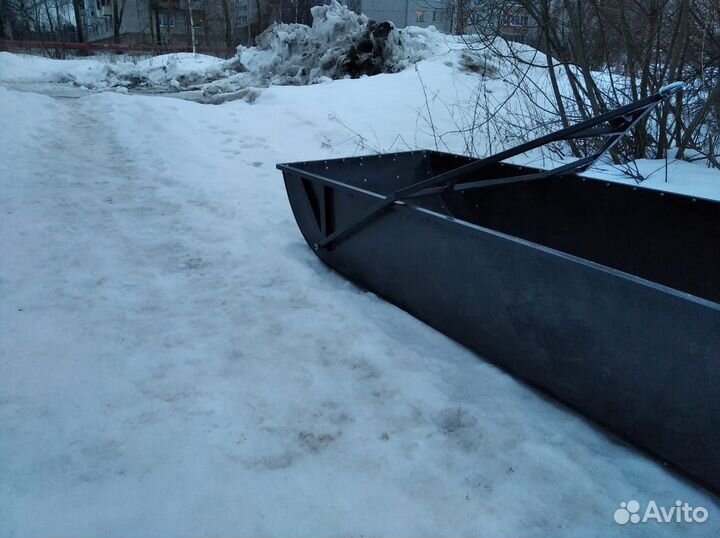 Сани волокуши для снегохода из пнд