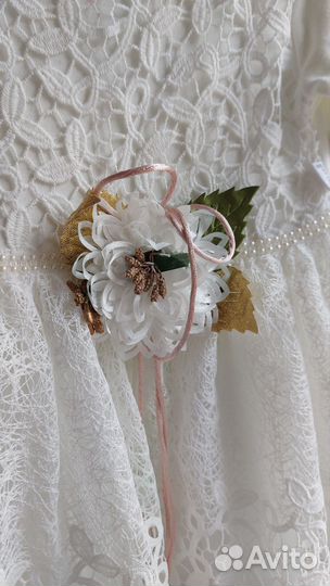 Детское нарядное платье 86 размер