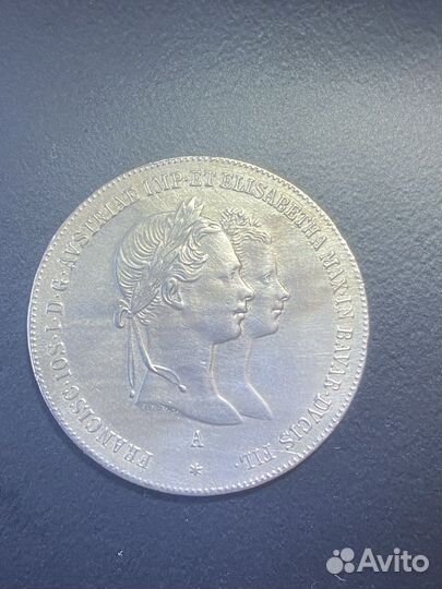 1 гульден 1854г