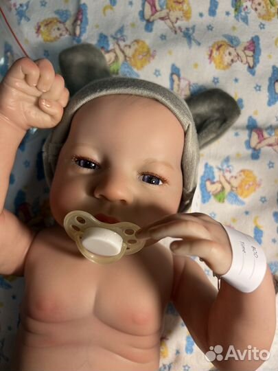 Кукла Реборн силиконовый мальчик