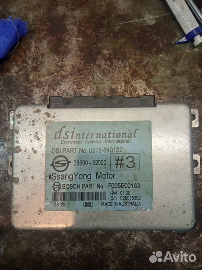 Блок управления АКПП Ssangyong Actyon Sports QJ