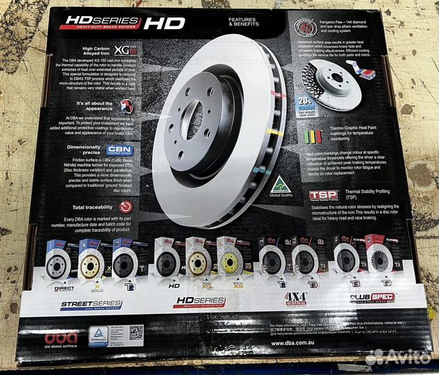 Тормозные диски Toyota Land Cruiser 300 DBA OE зад