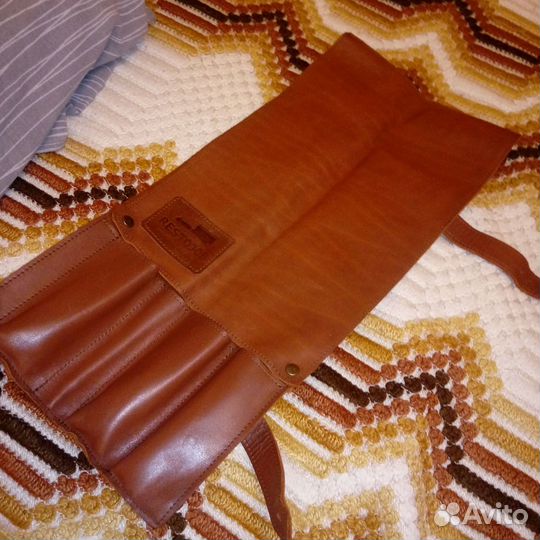 Скрутка для ножей овечья кожа