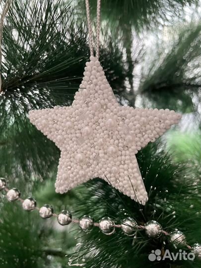 Елочные украшения ручной работы