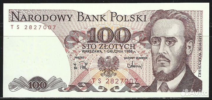 Банкноты. Польша. UNC