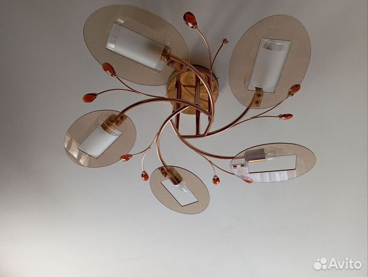 Люстра потолочная бу