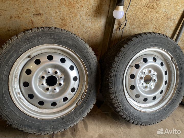 Комплект зимних колес r14 на ваз
