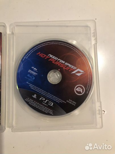 Диск на PS3 need for speed hot pursuit