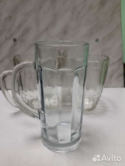 Кружка пивная. 0.5 л. Стекло