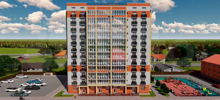 2-к. квартира, 83,9 м², 1/12 эт.