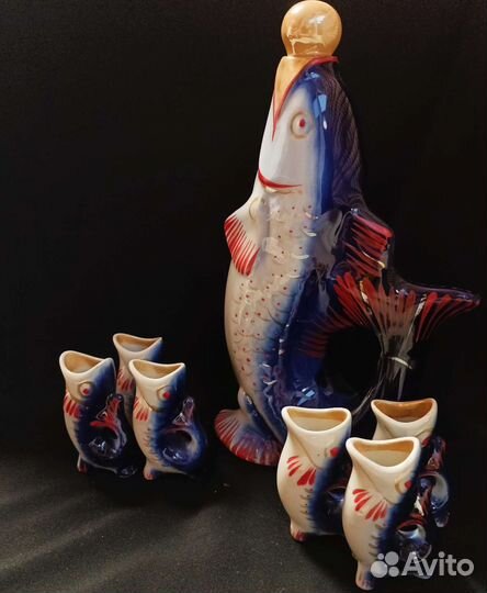 Набор фарфоровых рыбок