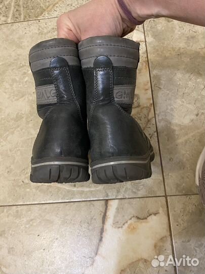 Сапоги зимние натуральная кожа 30