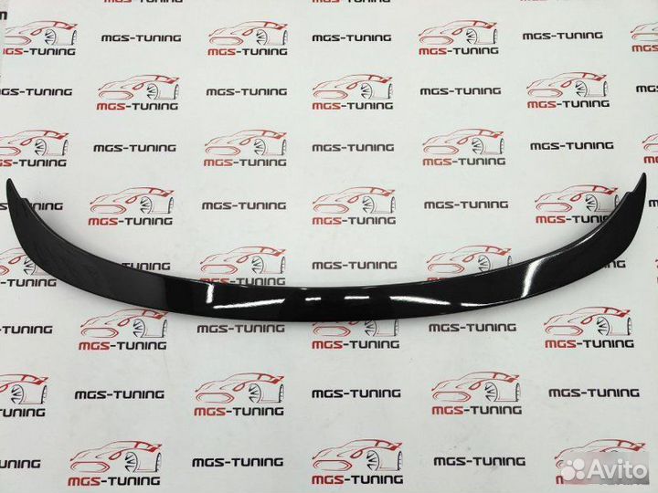 Спойлер BMW 3 E90 стиль AC Schnitzer черный глянец