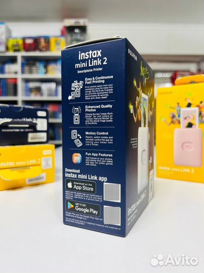 Компактный фотопринтер Fujifilm Instax Mini Link 2