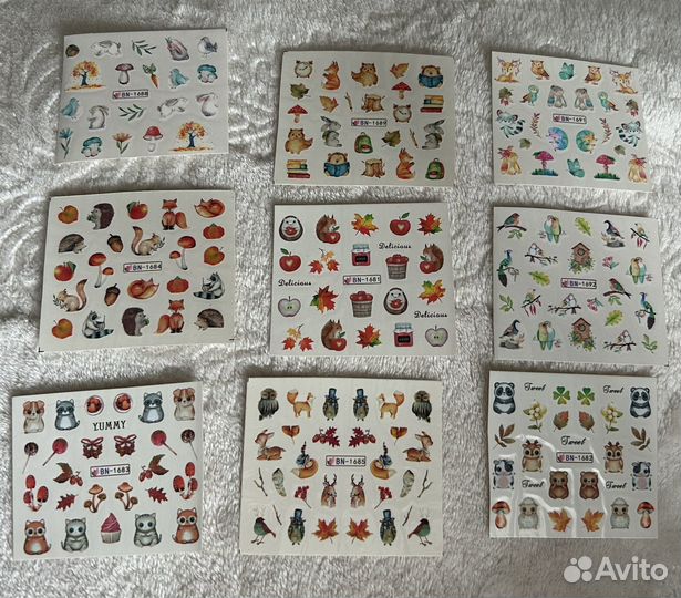 Слайдеры и наклейки для маникюра