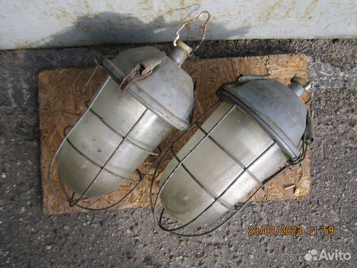 Плафоны уличные антивандал. СССР