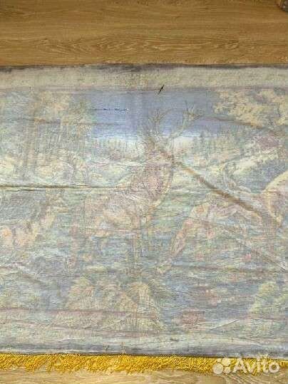 Ковер,покрывало плюш-бархат винтаж, СССР